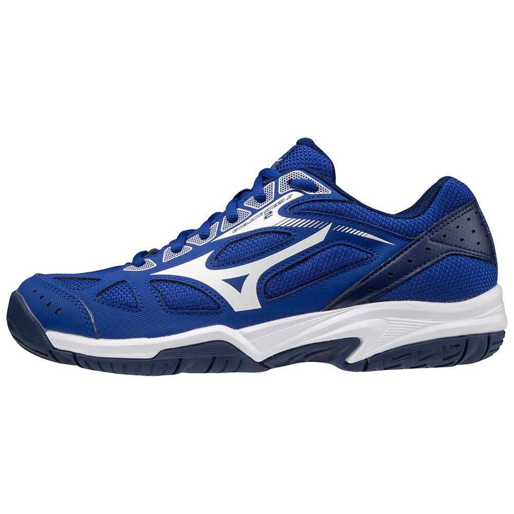 Sapatilhas Voleibol Mizuno Cyclone Speed 2 - Mulher - Azuis/Branco - PVXYH6210